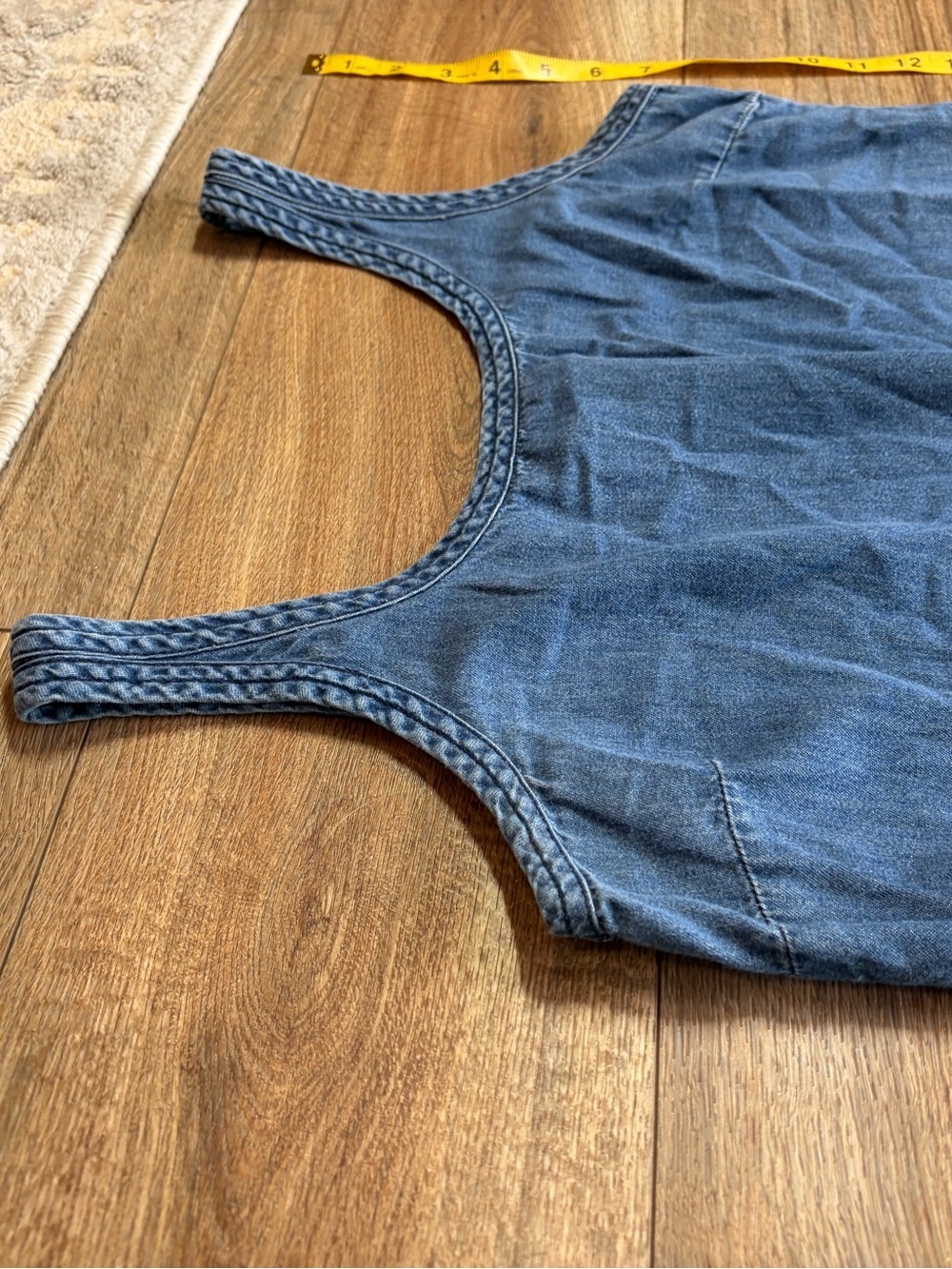 vintage Faded Glory Cottagecore grandmacore boho retro denim dress - Picture 5 of 10